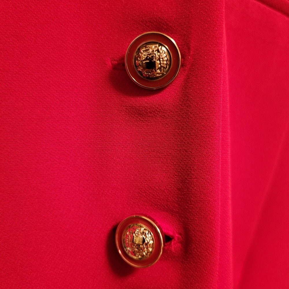 NWT Shelby & Palmer Red Blazer Dress Size 16 - Picture 6 of 8